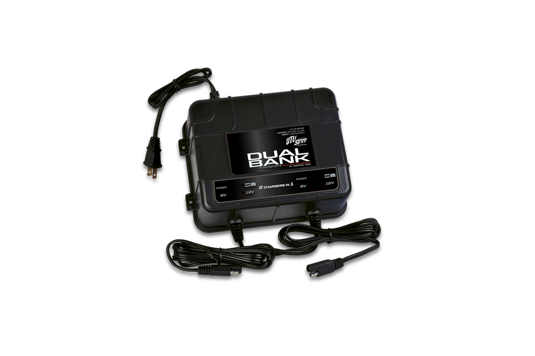 羊、馬、牛　コードレス電動バリカン　GDJOB HC-550　バッテリー2個 Powersports Dual Bank 12V Battery Charger | UTV Stereo