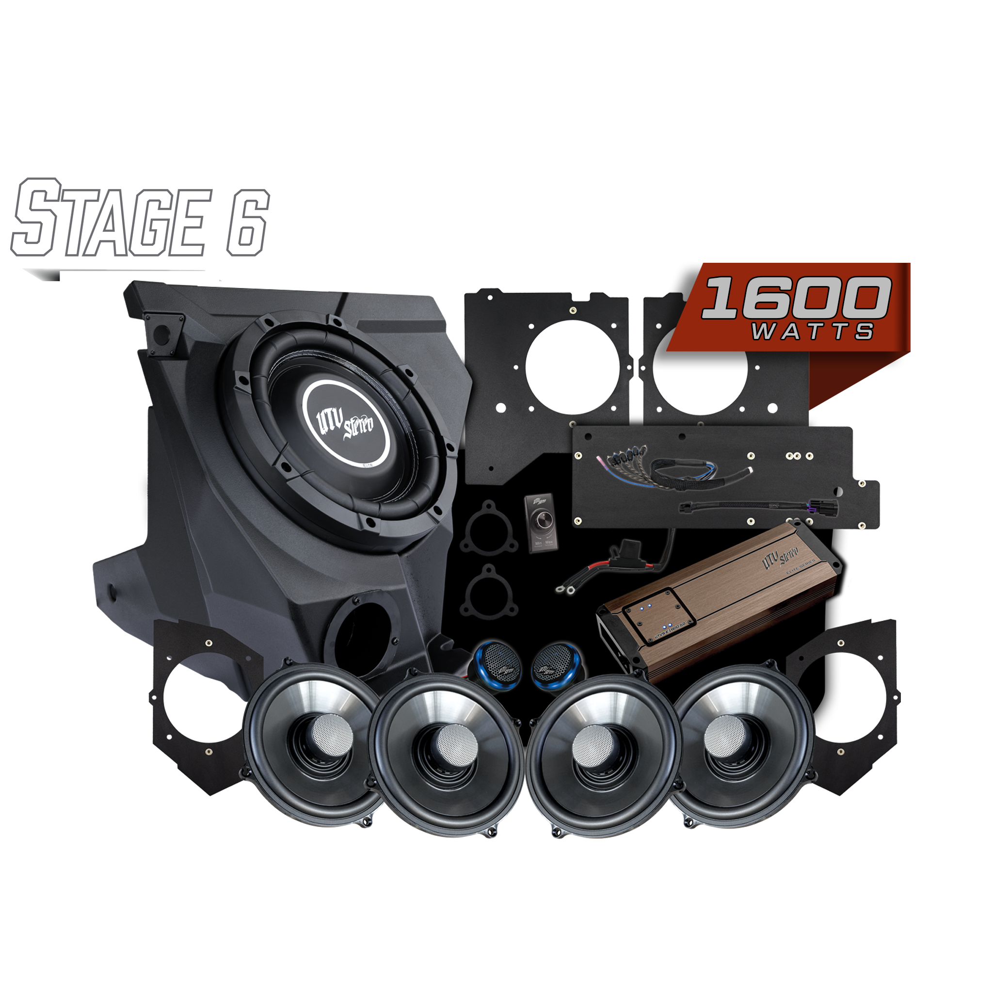 Kawasaki Teryx H2 Garmin Tread® | Elite Stage 6 Kit | UTV Stereo