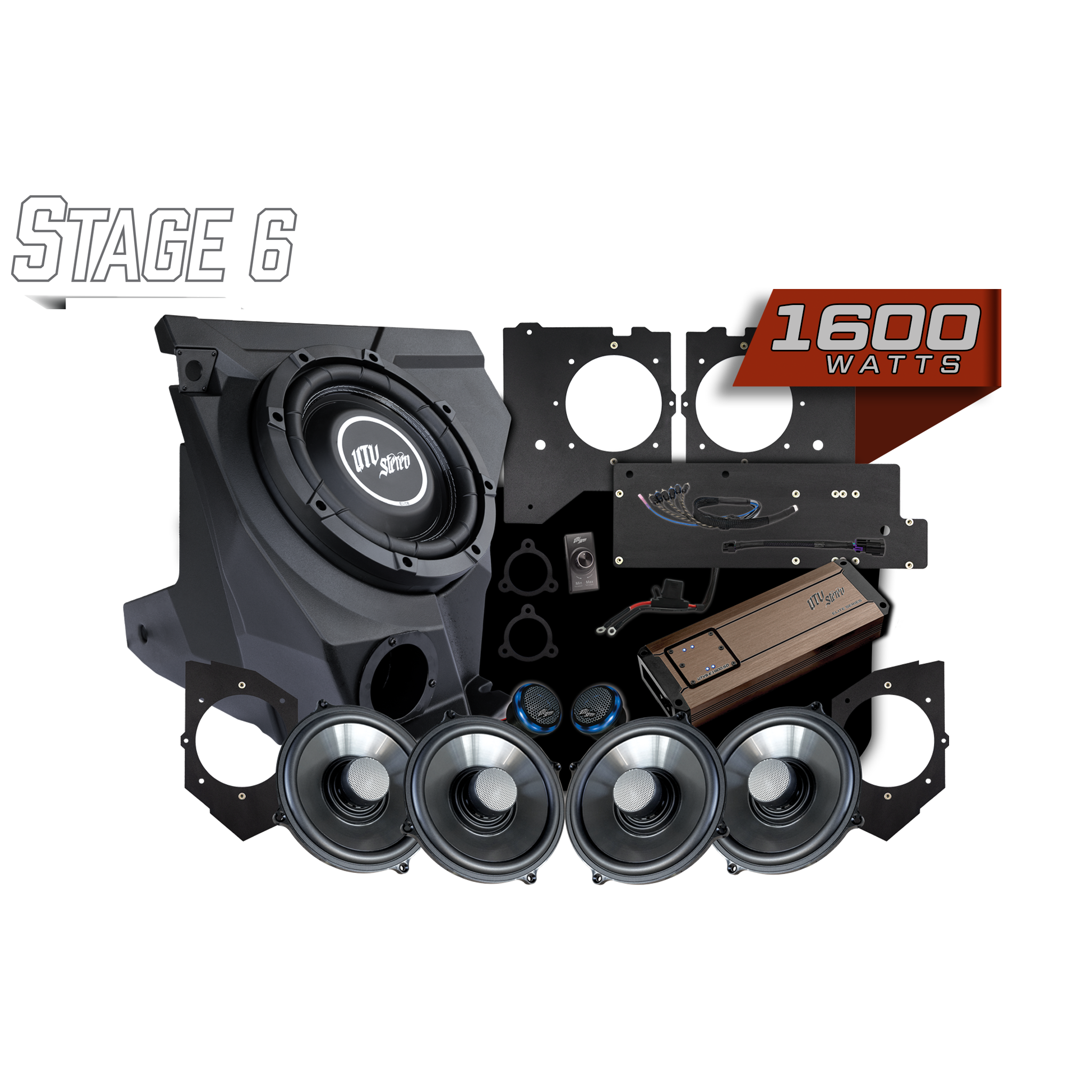 Kawasaki Teryx H2 Garmin Tread® | Elite Stage 6 Kit | UTV Stereo