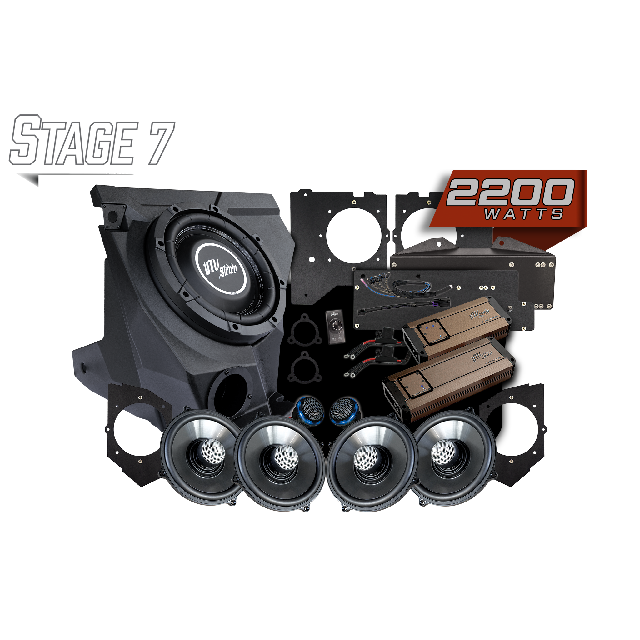 Kawasaki Teryx H2 Elite Stage 7 Stereo Kit | Garmin Tread, Speaker