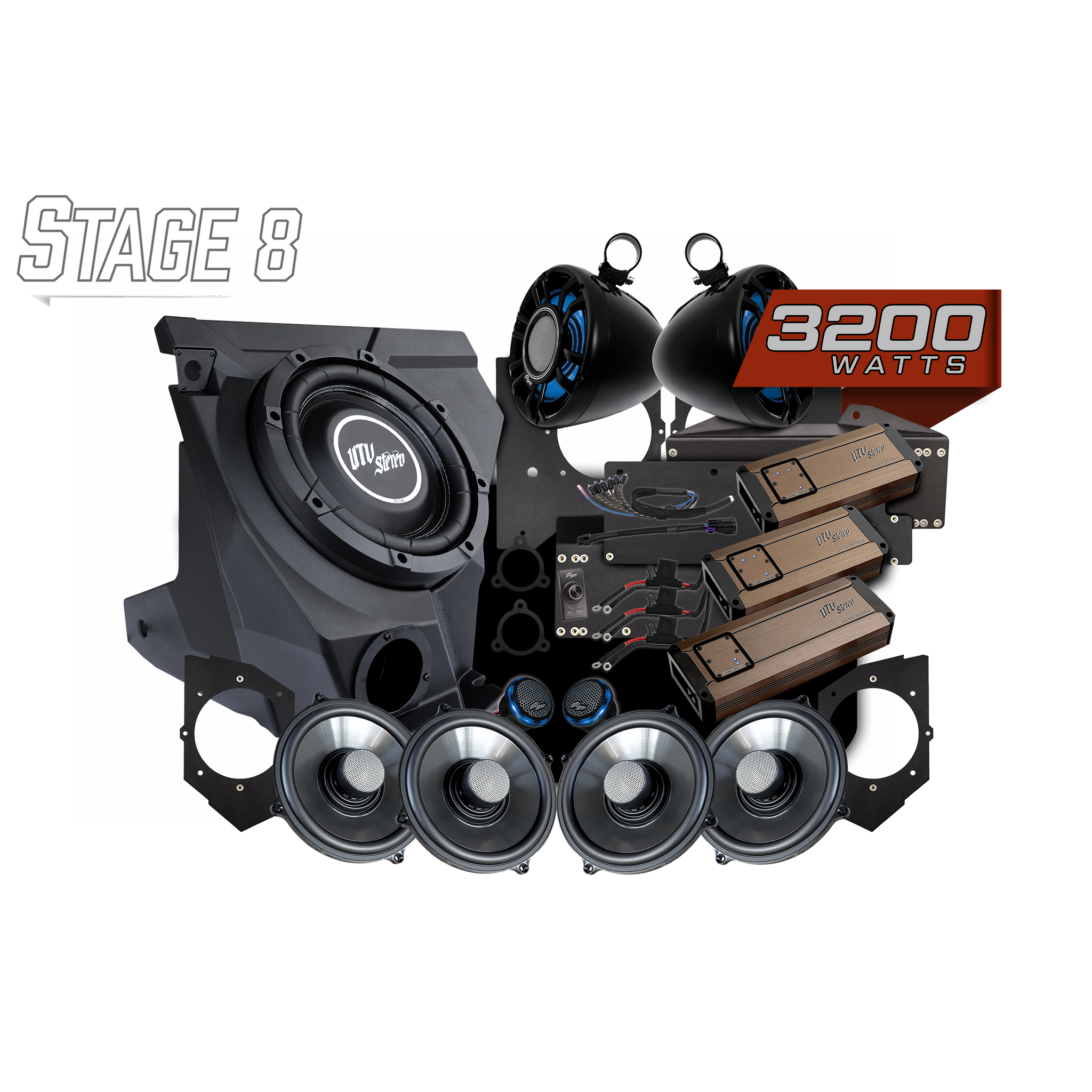Kawasaki Teryx H2 Garmin Tread® | Elite Stage 6 Kit | UTV Stereo Kawasaki Teryx H2 Garmin Tread® | Elite Stage 6 Kit | UTV Stereo