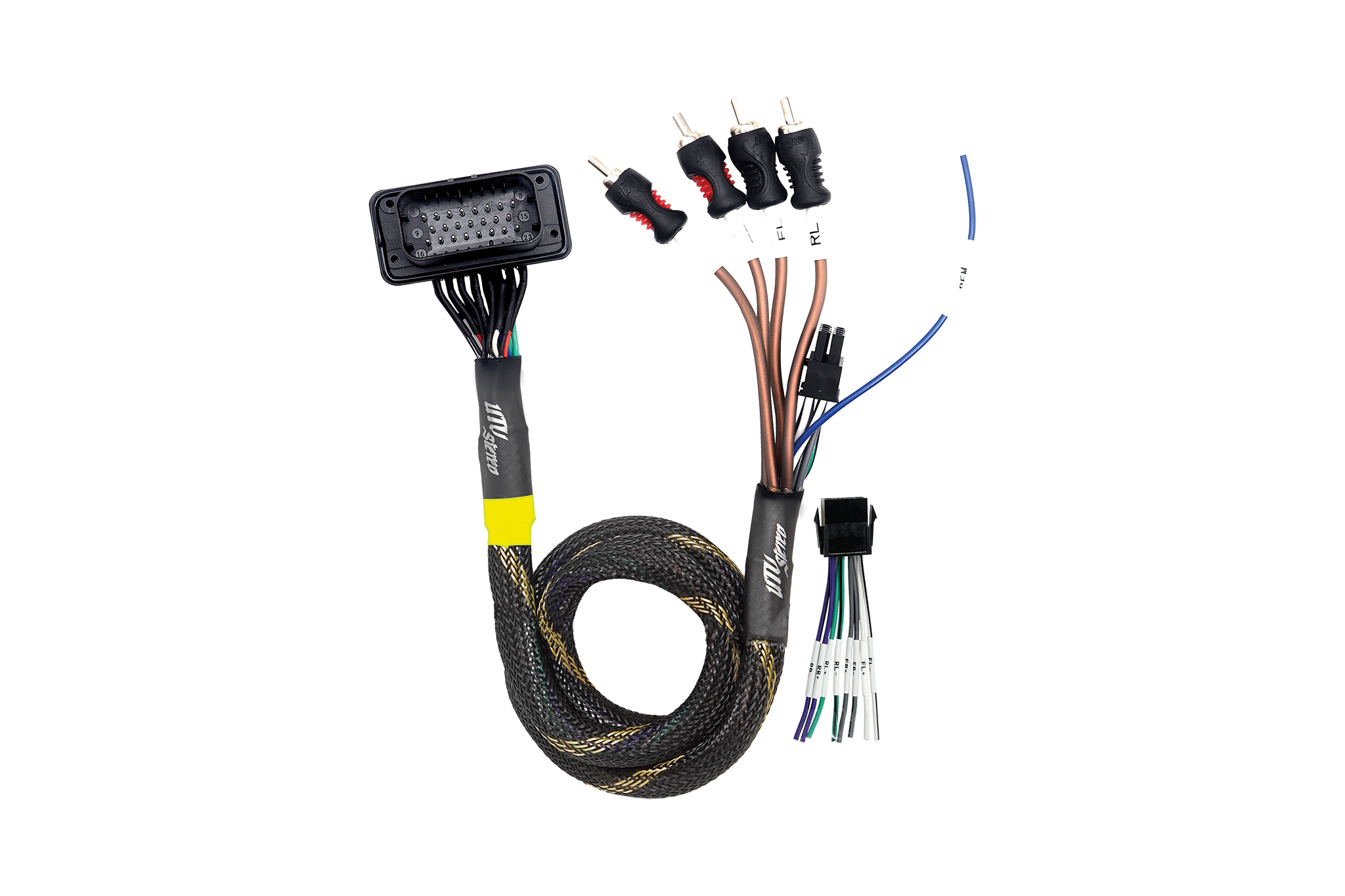 Polaris Ranger 1500 JBL RCA Output Harness | Ride Command 23-Pin