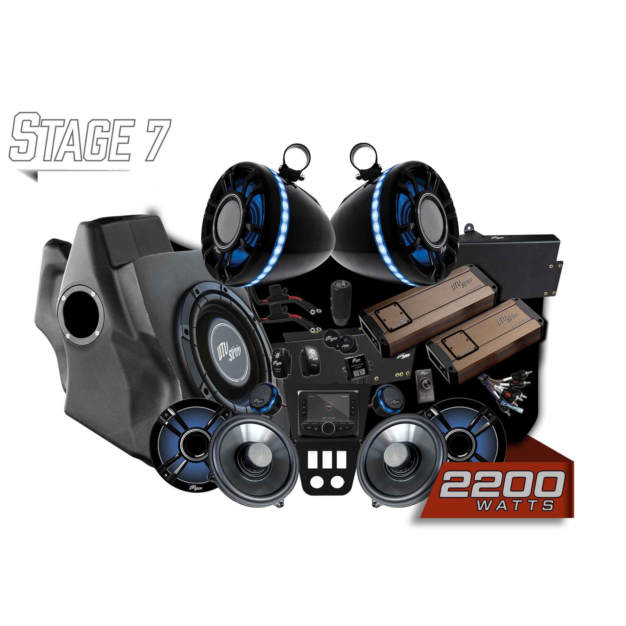 20-'24 Polaris RZR Stage 7 Stereo Kit | Pro Series - Elite | UTV