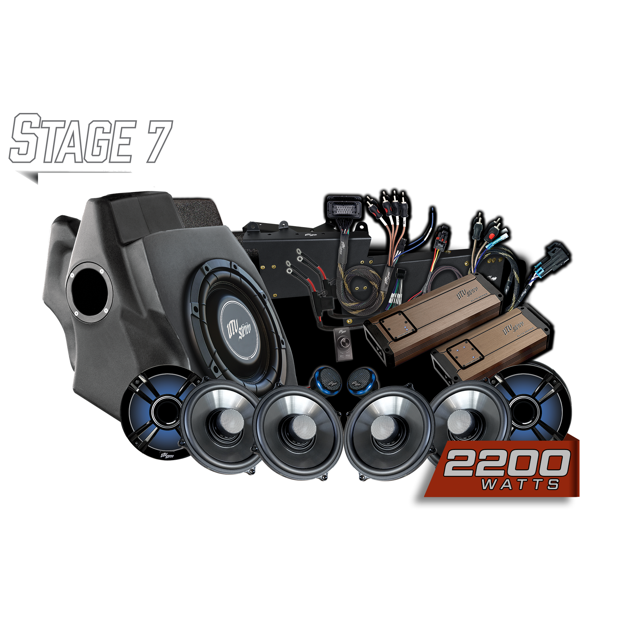 20-'24 Polaris RZR Ride Command Stage 7 Stereo Kit | Pro Series 20-'24 Polaris RZR Ride Command Stage 7 Stereo Kit | Pro Series