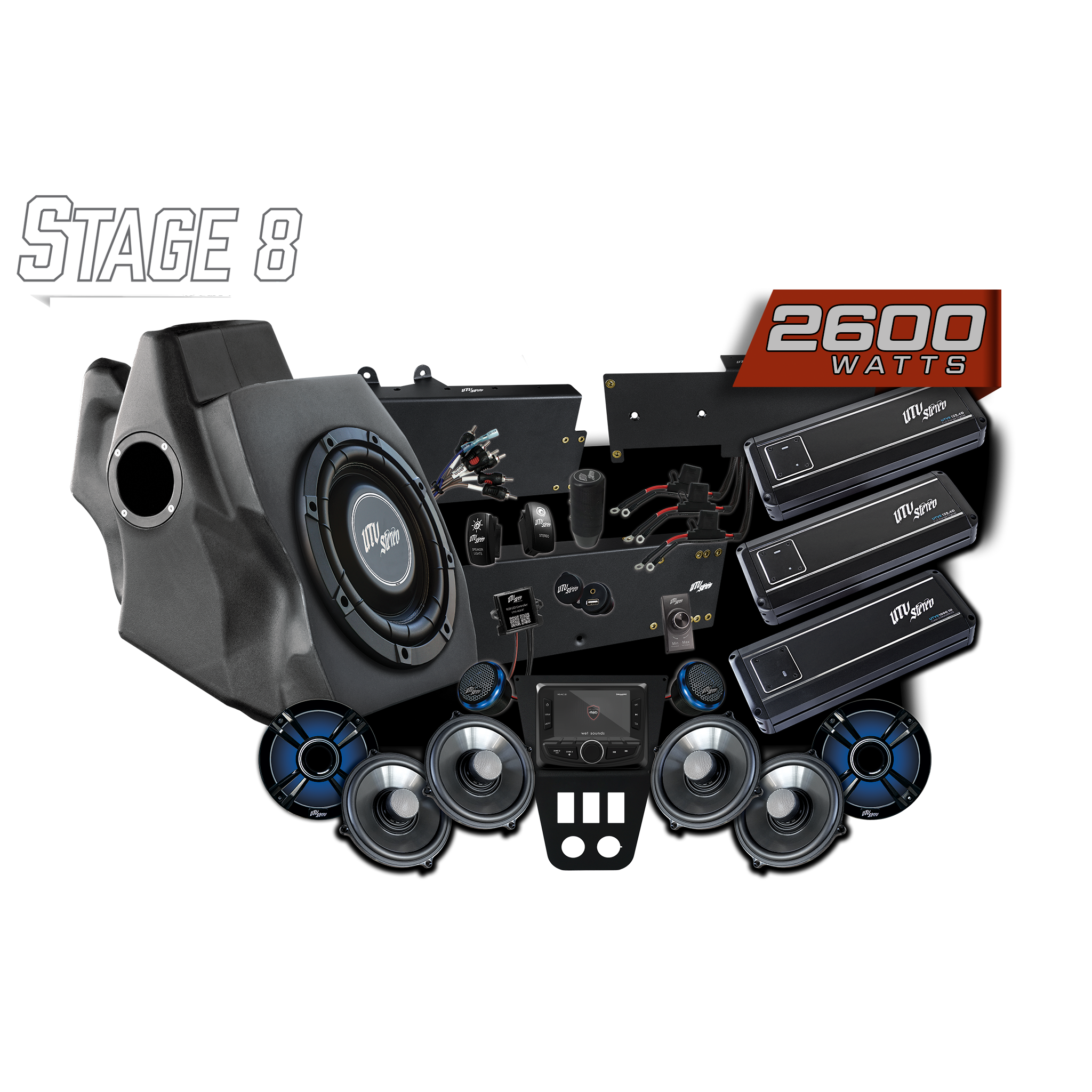 20-'24 Polaris RZR Stage 8 Stereo Kit | Pro Series - Signature