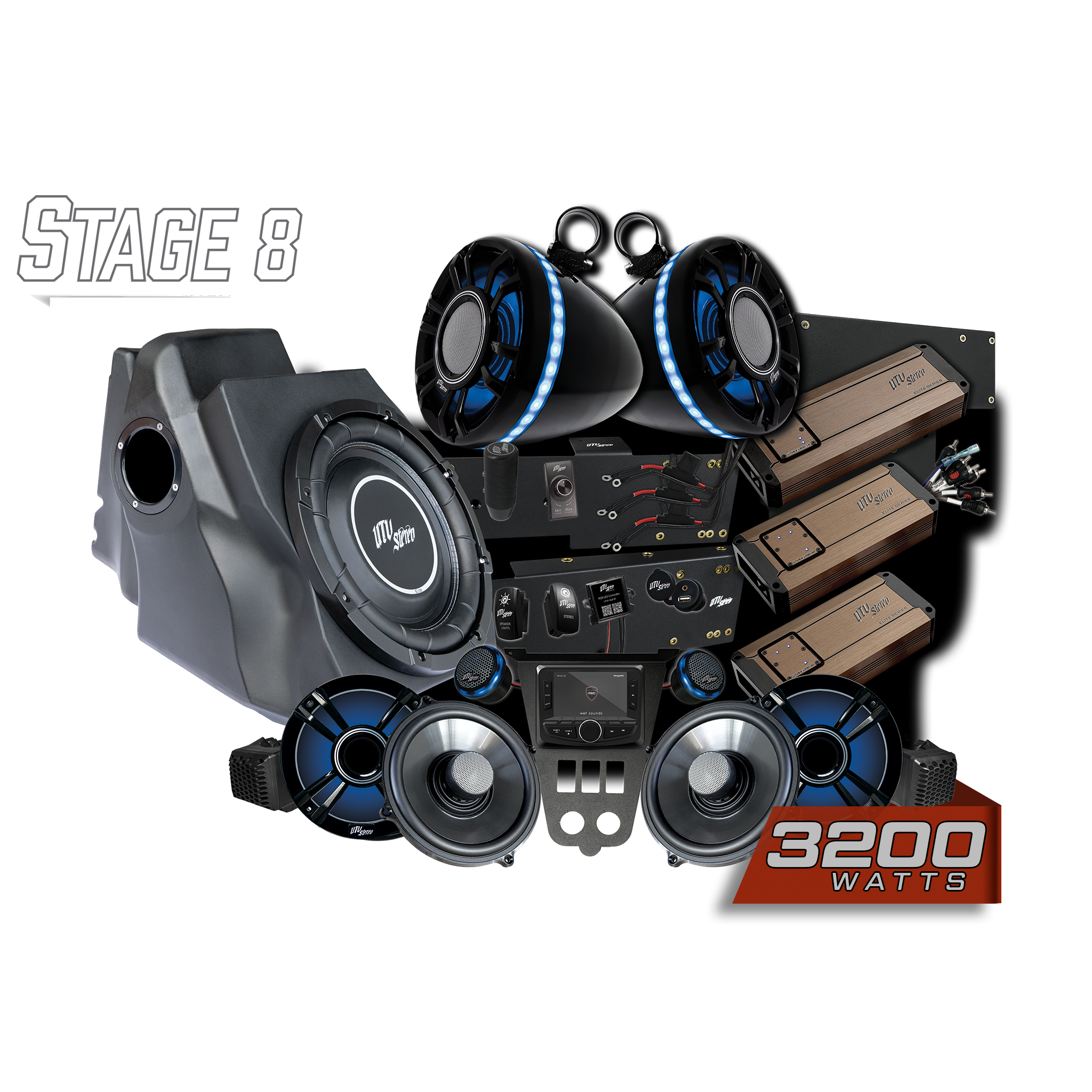2025-26 Polaris RZR Pro Series Elite Stage 8 Stereo Kit | Speaker