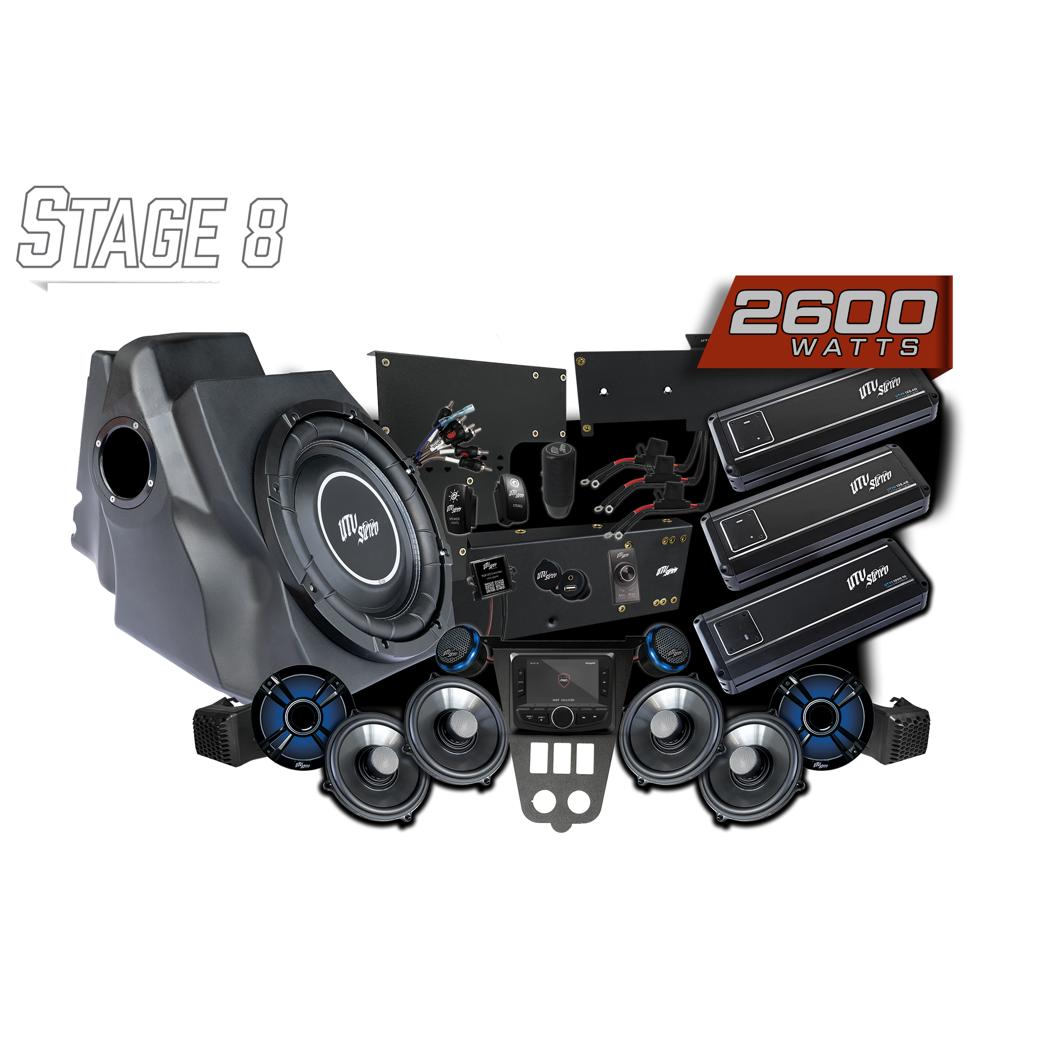 2025-26 Polaris RZR Pro Series Signature Stage 8 Stereo Kit