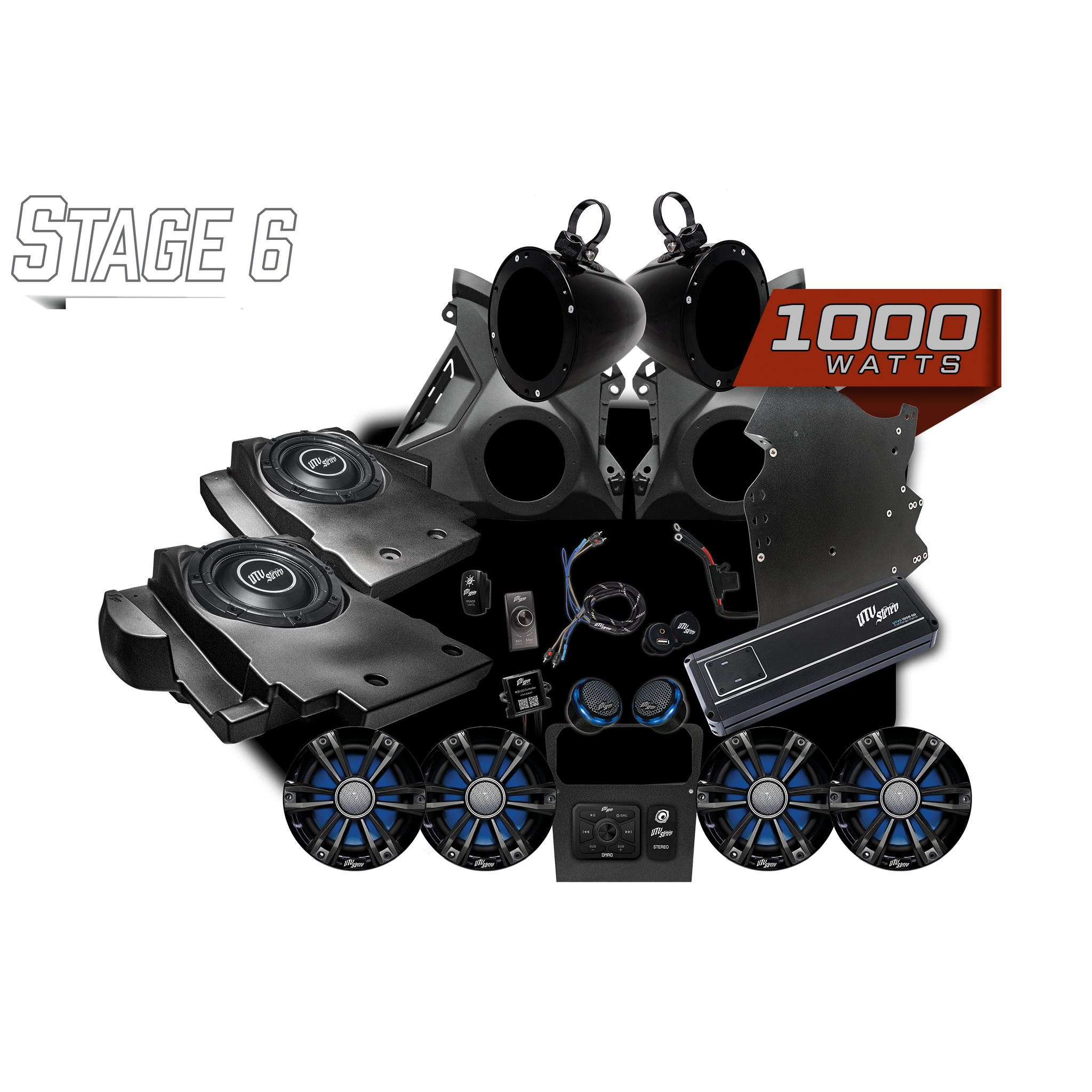 Can-Am Maverick R Signature Series Stage 6 Stereo Kit | UTV Stereo