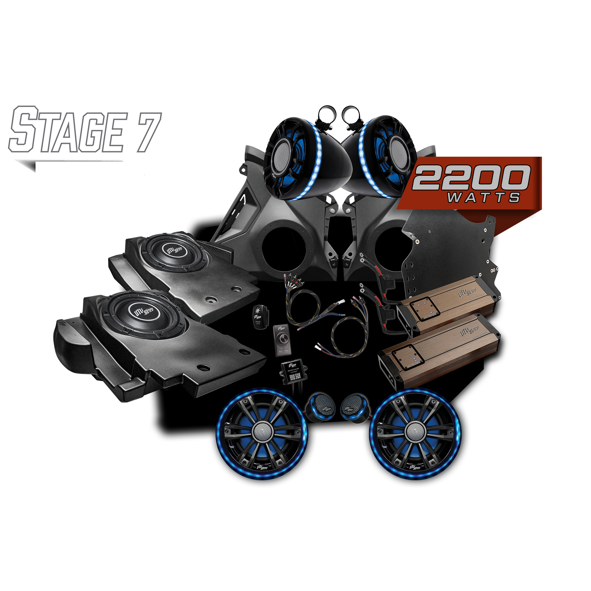 Can-Am Maverick R BRP GO! Elite Series Stage 7 Stereo Kit Can-Am Maverick R BRP GO! Elite Series Stage 7 Stereo Kit