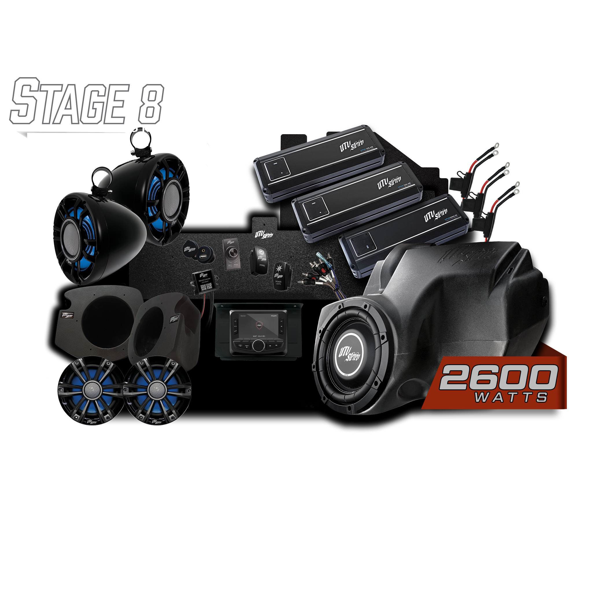 14+ Polaris RZR Stage 8 Stereo Kit | Signature Series | UTV Stereo