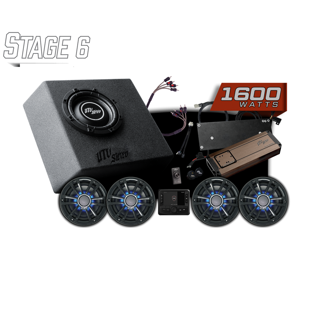 Speed UTV®  Elite Series Stage 6 Stereo Kit (Built to Order - Up to 4 Weeks) UTVS-SPD-S6-E