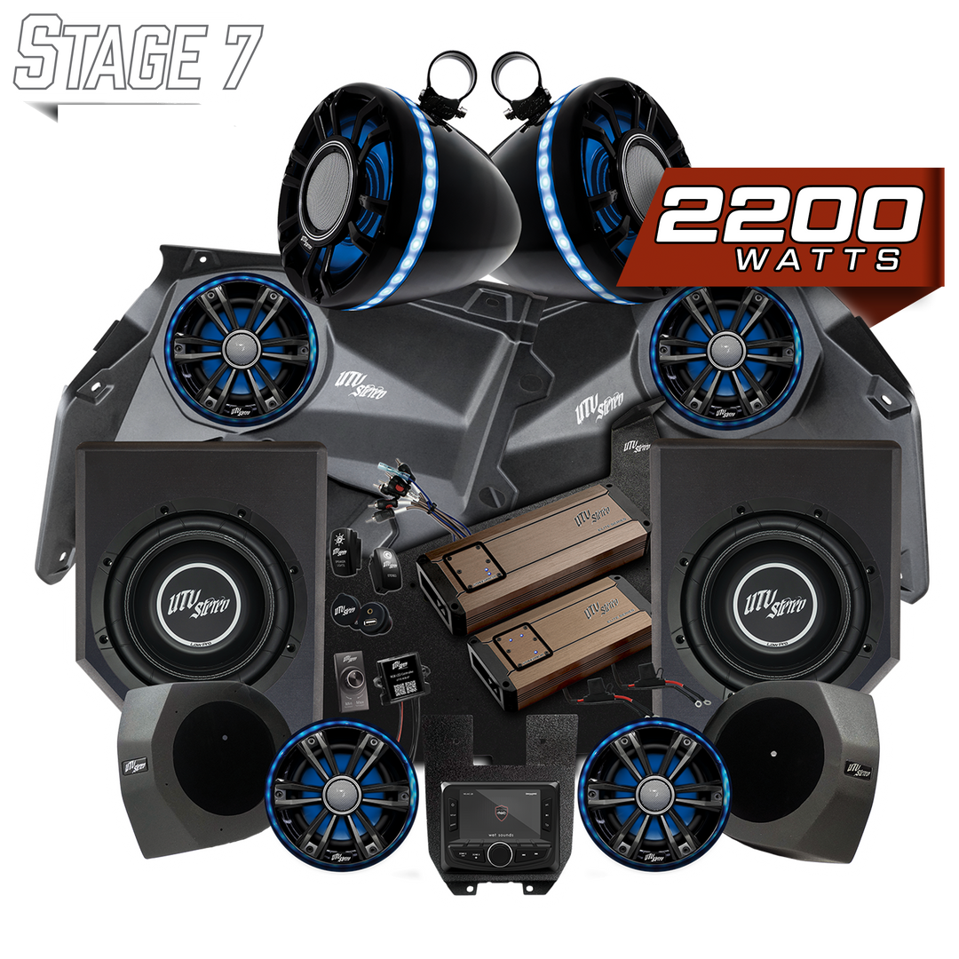 Can-Am® X3 Elite Series Stage 7 Stereo Kit | UTVS-X3-S7-E