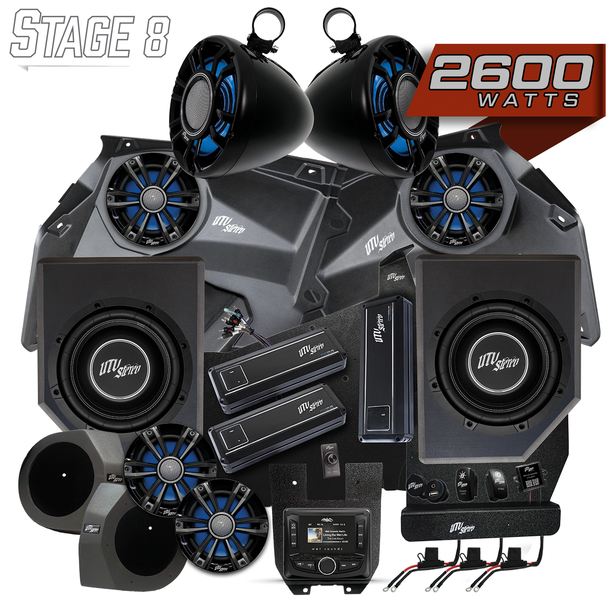 Can-Am X3 Signature Series Stage 8 Stereo Kit | UTV Stereo