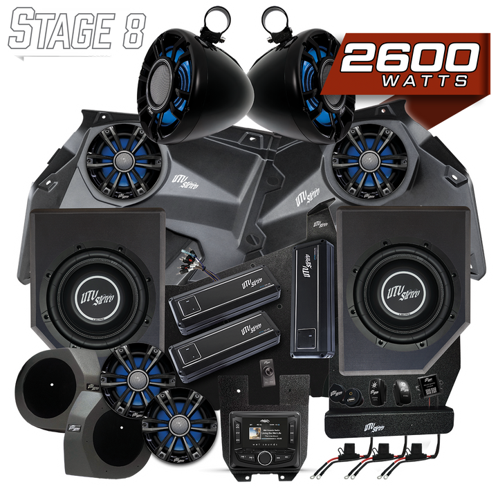 Can-Am® X3 Signature Series Stage 8 Stereo Kit | UTVS-X3-S8-S