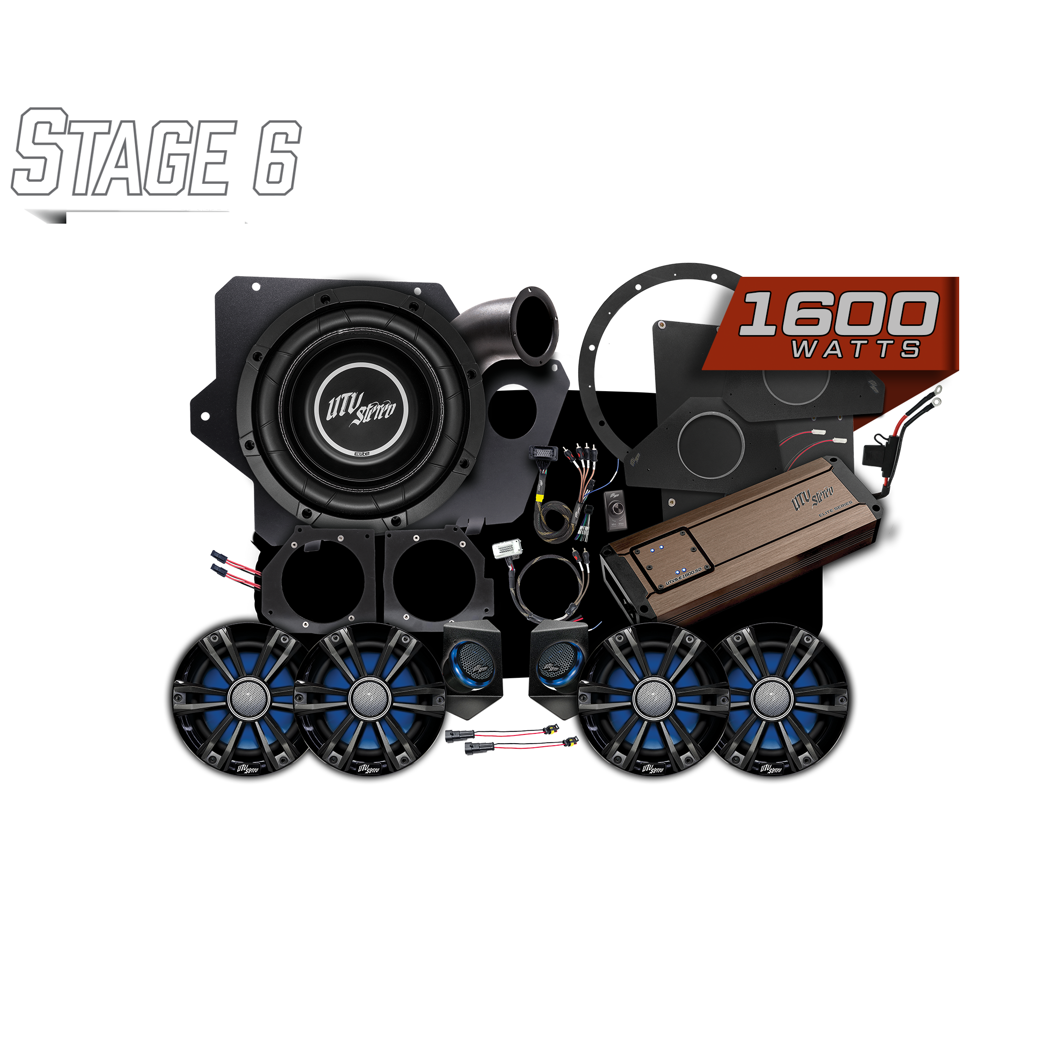 Polaris RZR Ride Command Stage 7 Stereo Kit | Pro Series | UTV Stereo