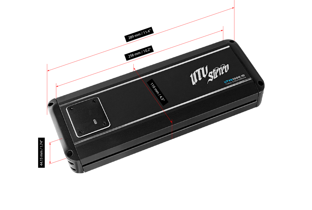 Signature Series 1000W Monoblock Amplifier | UTVS1000.1D Kawasaki