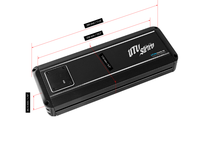 Signature Series 1000W Monoblock Amplifier | UTVS1000.1D Kawasaki
