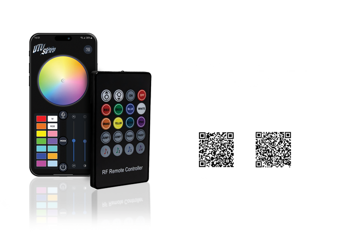 8" RGB LED Speaker Rings (Pair) | UTVS-8LSR