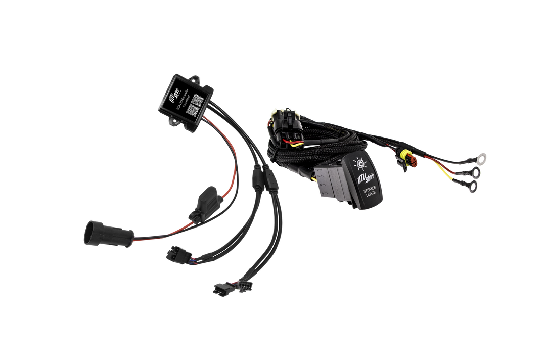 8" RGB LED Speaker Rings (Pair) | UTVS-8LSR