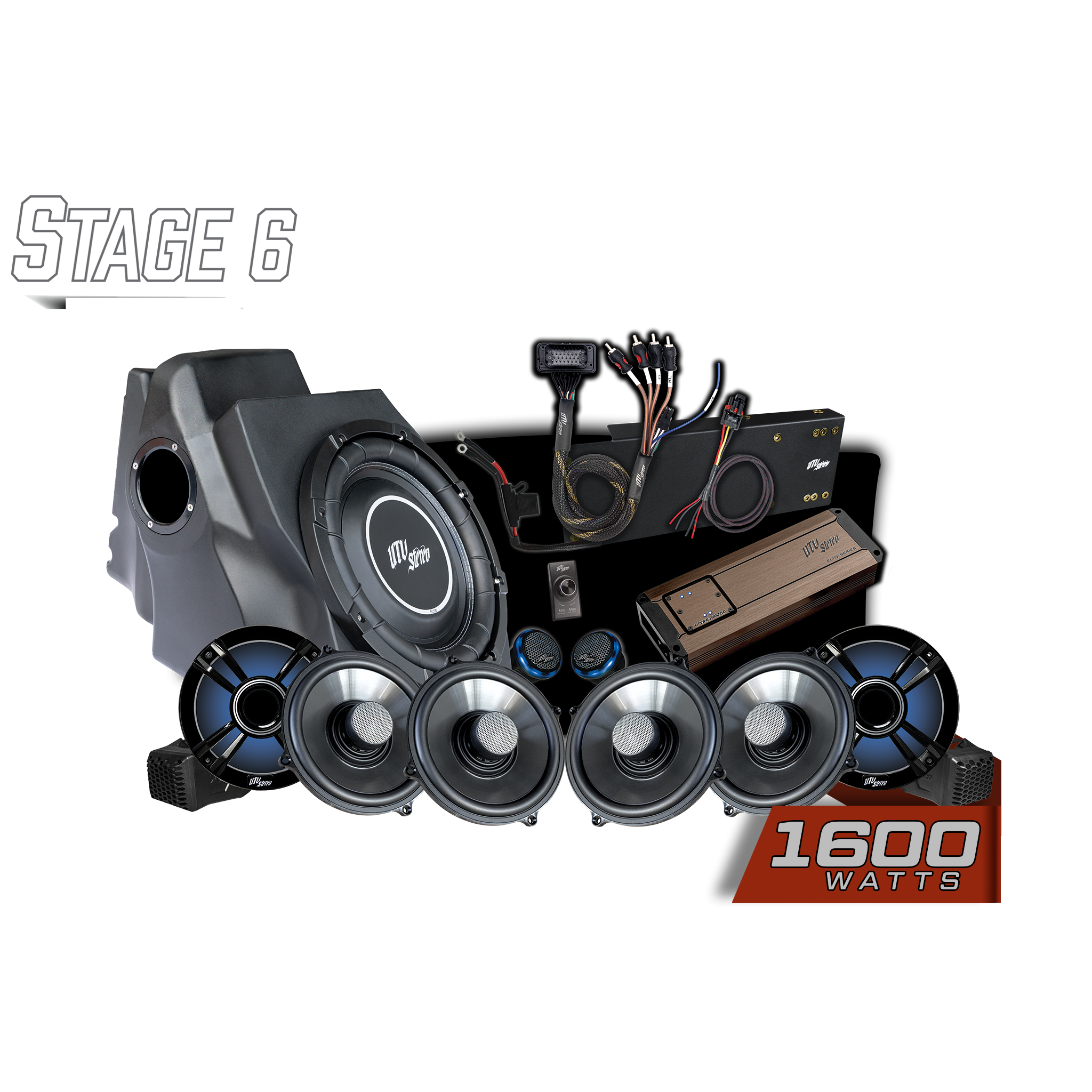 カーオーディオ RIV SELECT 2025-26 Polaris RZR Pro Series Stage 6 Stereo Kit | Speaker