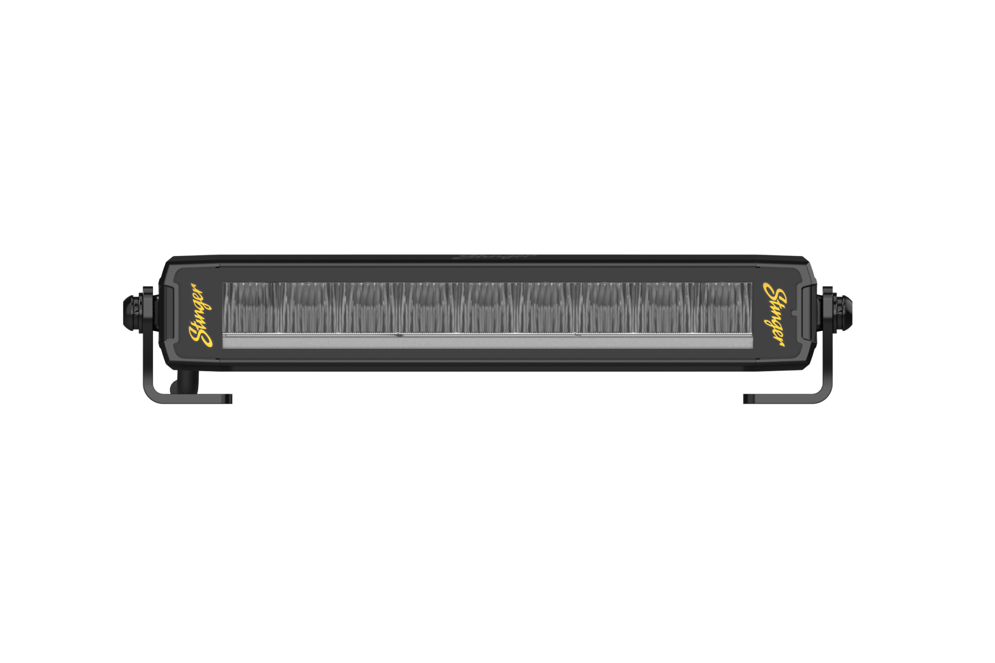 Stinger LED light bar with black housing and mounting brackets