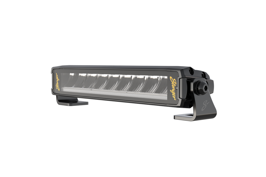 HEXCORE Universal 10" Straight LED Light Bar, Flood Beam with Amber & White Position Light | STL10LB