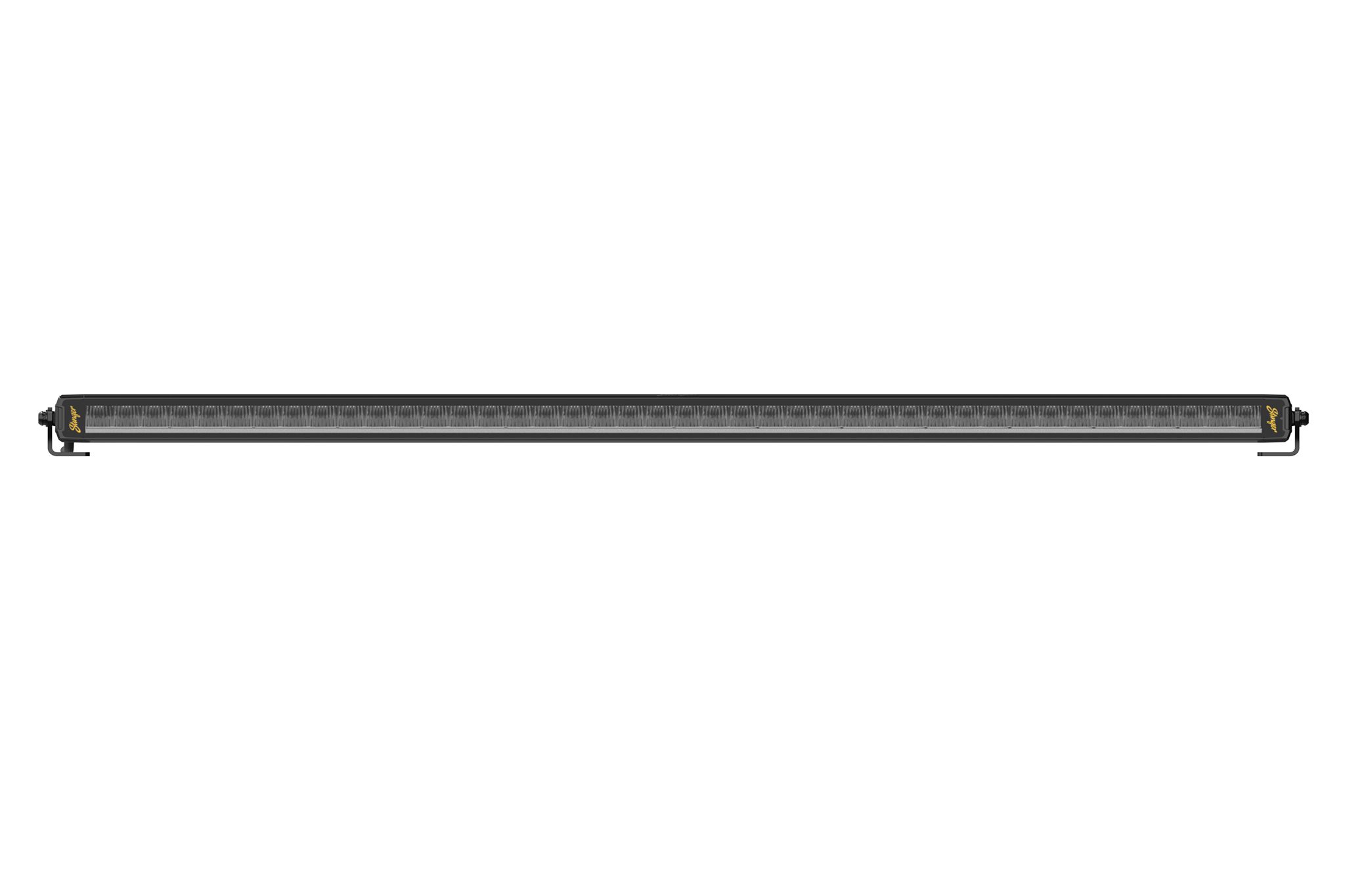 Stinger slim LED light bar with black housing and mounting brackets