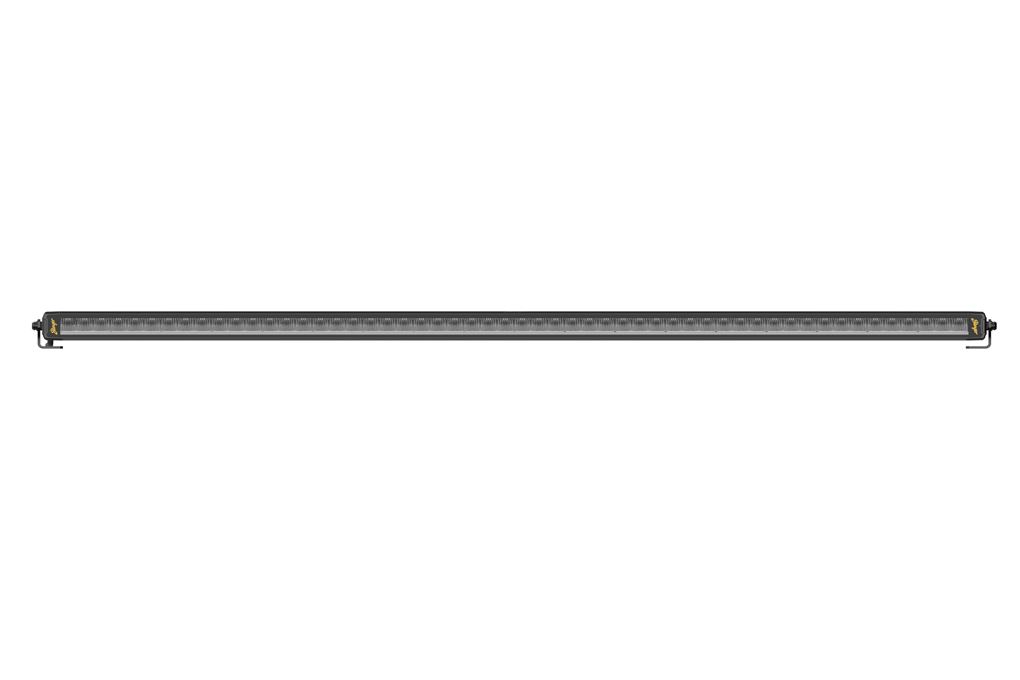 Stinger slim LED light bar with black housing and mounting brackets