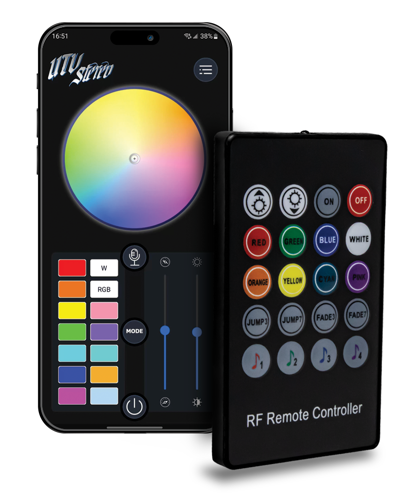 Bluetooth® RGB LED Controller Kit | UTVS-RGB-BTKIT