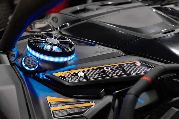 Can-Am® Maverick R 6.5" Dash Panel Speaker Mounts | UTVS-R-DP65