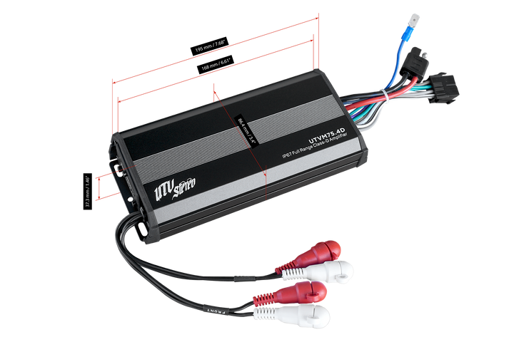 M-Series 600W 4-Channel Amplifier | UTVM-75.4D