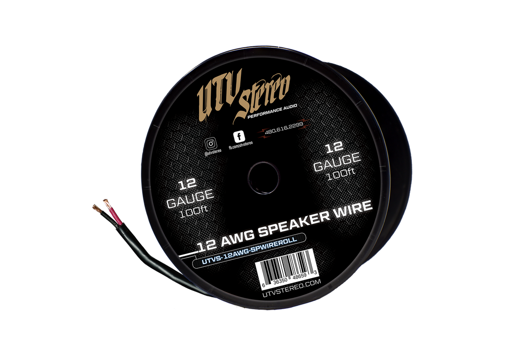 12 AWG Speaker Wire Roll - 100ft | UTVS-12AWG-SPWIRE-ROLL