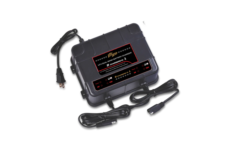 Dual-Bank Battery Charger / Maintainer | UTVS-BCM2