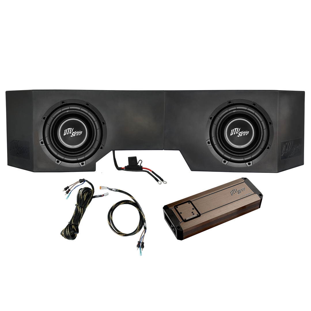Can-Am® Defender HD10 1200W Dual 10" Subwoofer Kit  | UTVS-DEF-SUB-1200-2