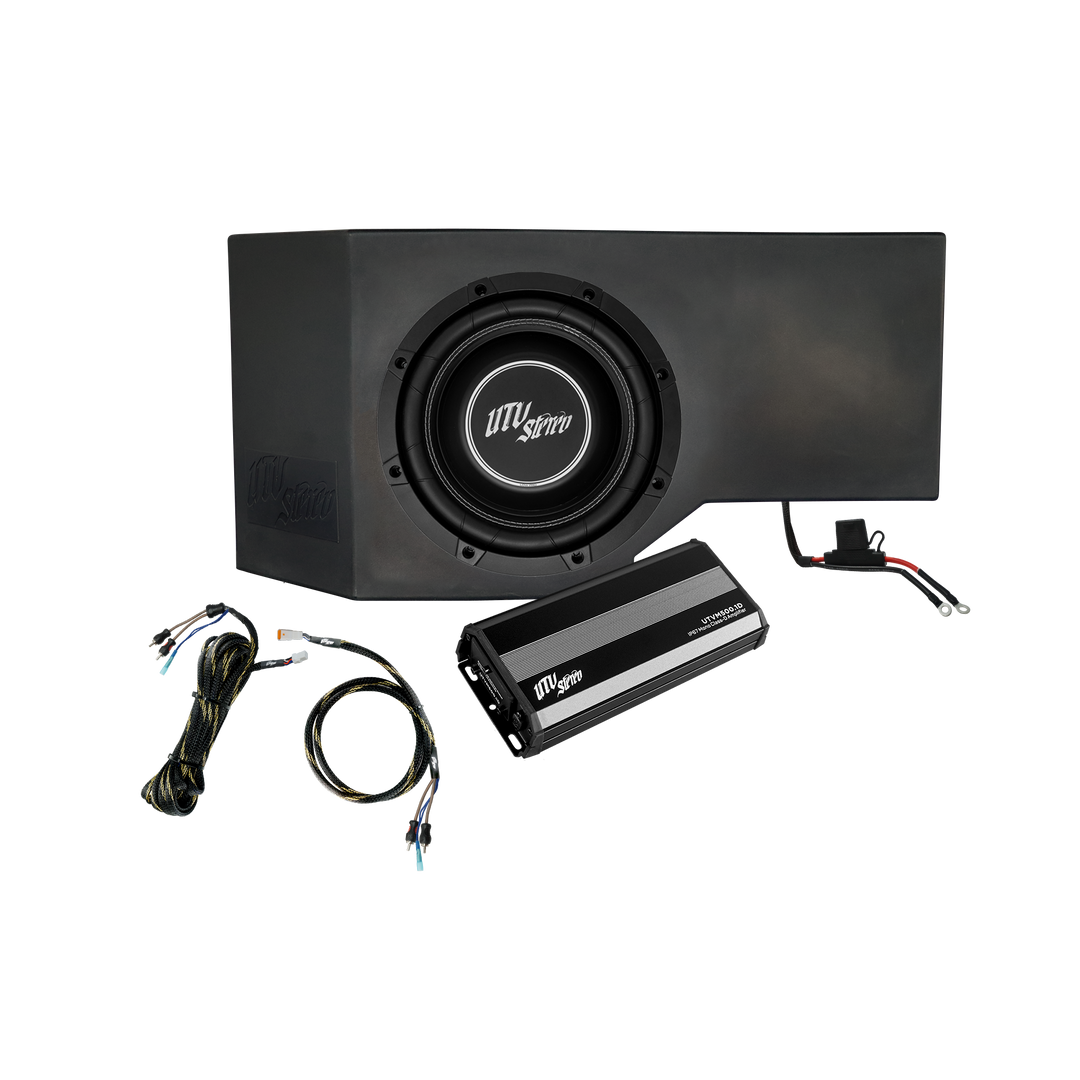 Can-Am® Defender HD10 500W Single Side 10" Subwoofer Kit | UTVS-DEF-SUB-500
