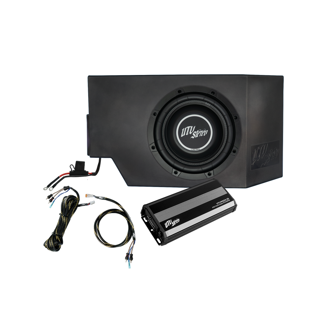 Can-Am® Defender 500W Single Side 10" Subwoofer Kit | UTVS-DEF-SUB-500
