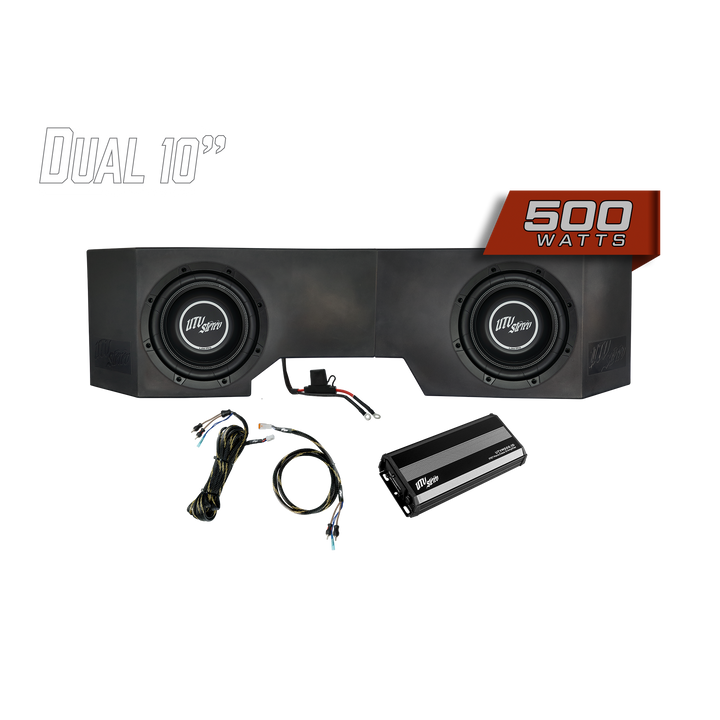 Can-Am® Defender 500W Dual 10" Subwoofer Kit | UTVS-DEF-SUB-500-2