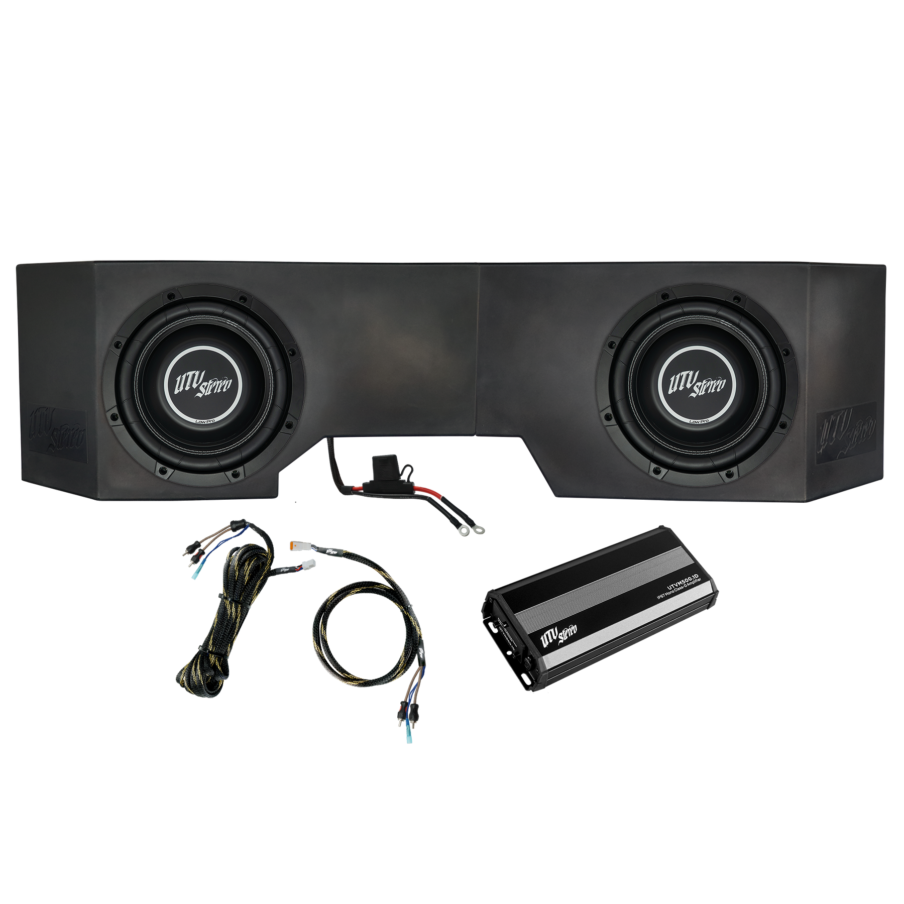 CanAm® Defender Dual 10" Subwoofer Enclosure UTV Stereo
