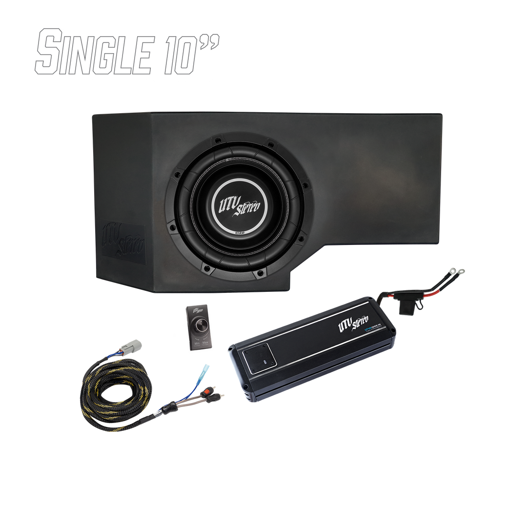 Can-Am® Defender HD11 1000W Single 10" Subwoofer Kit | UTVS-DEF2-1000-1-GO