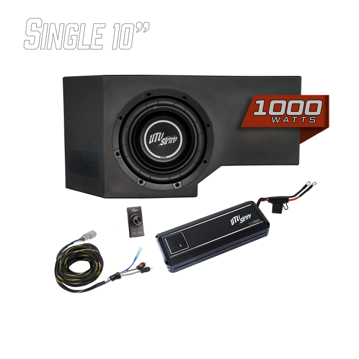 Can-Am® Defender HD11 1000W Single 10" Subwoofer Kit | UTVS-DEF2-1000-1-GO