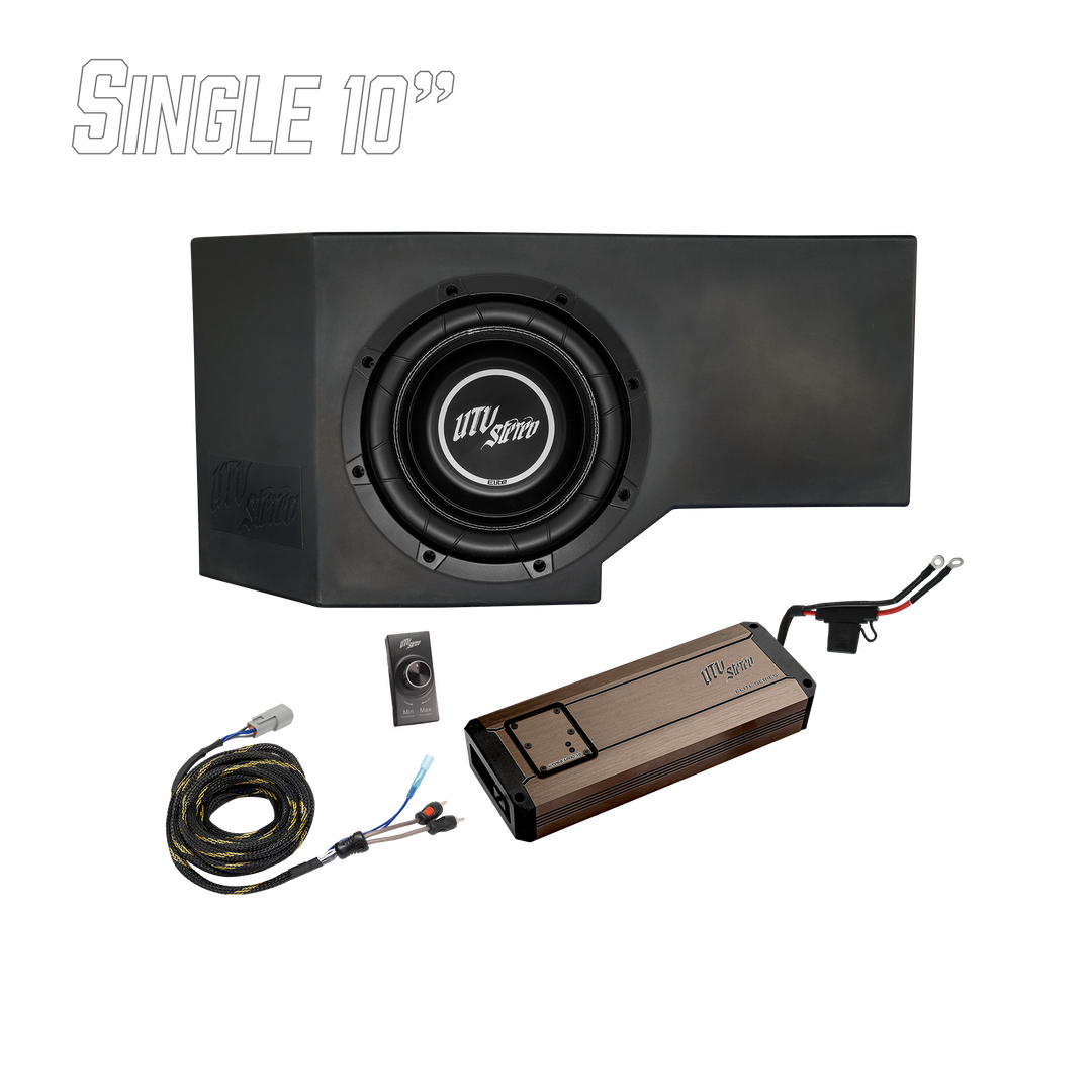 Can-Am® Defender HD11 1200W Single 10" Subwoofer Kit | UTVS-DEF2-1200-1-GO