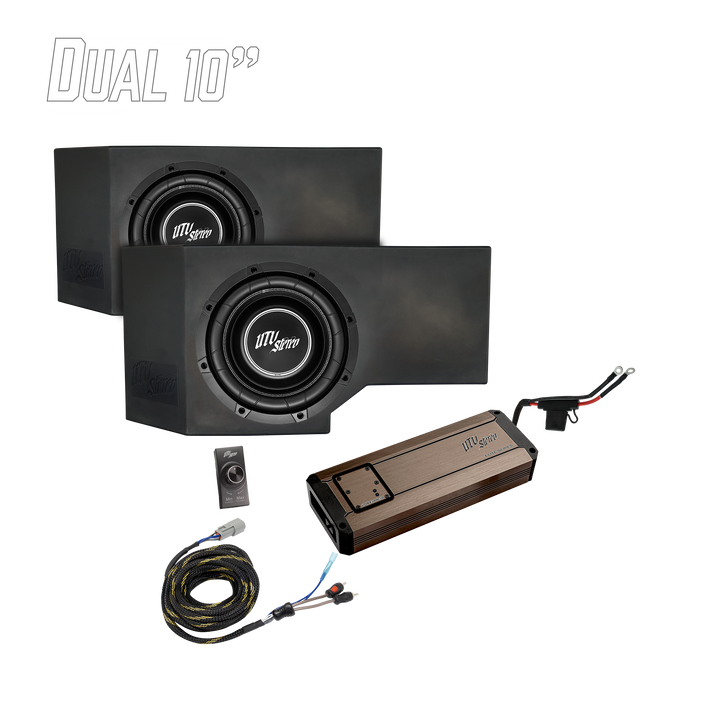Can-Am® Defender HD11 1200W Dual 10" Subwoofer Kit | UTVS-DEF2-1200-2-GO