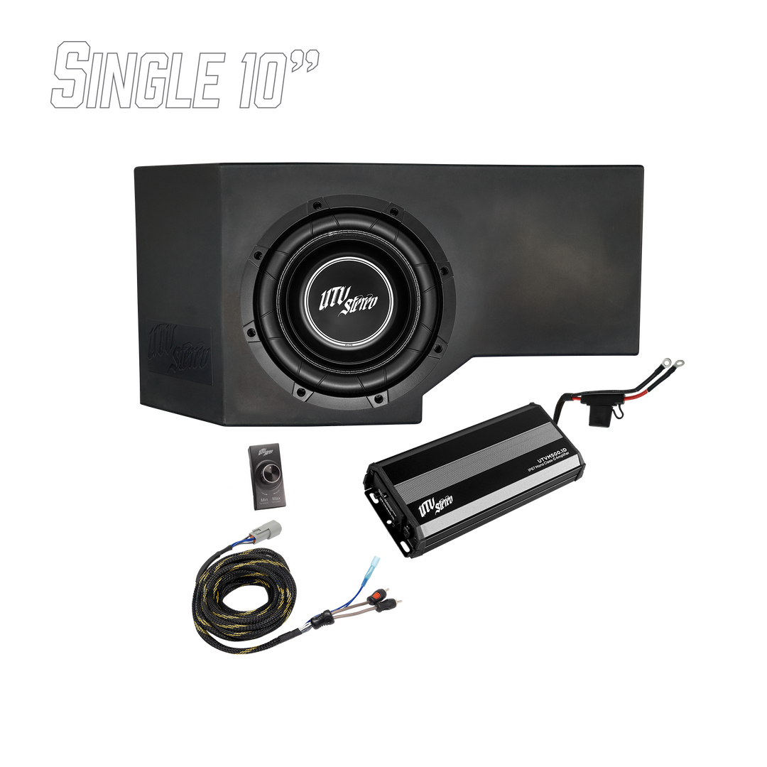 Can-Am® Defender HD11 500W Single 10" Subwoofer Kit | UTVS-DEF2-500-1-GO