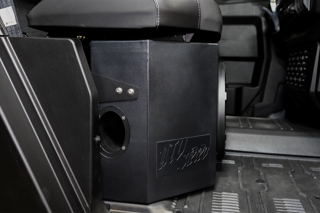 Can-Am® Defender HD11 Vented 10" Rear Passenger Subwoofer Enclosure Unloaded | UTVS-DEF2-VENC-PASS-10-REAR