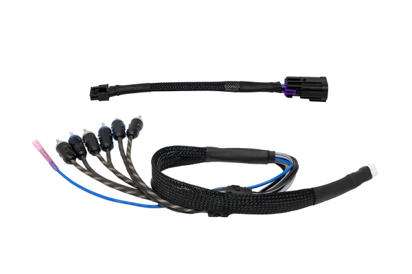Kawasaki Teryx5 H2 Garmin Tread 6-Channel RCA Output Kit w/ Remote