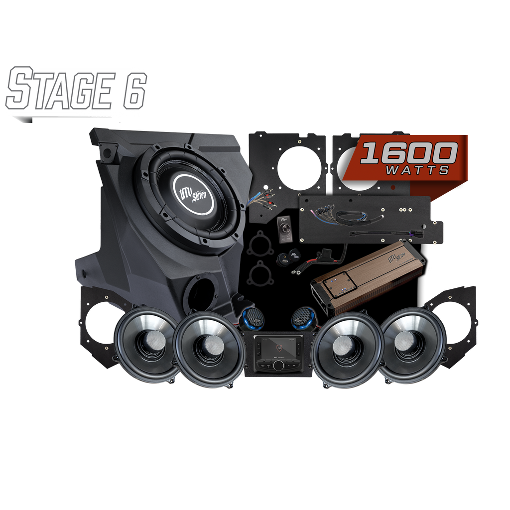 Kawasaki Teryx H2 Elite Stage 6 Stereo Kit | Speaker + Sub + Amp