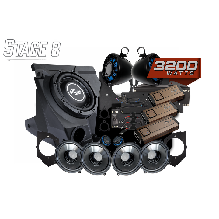 KAWASAKI® TERYX H2 GARMIN TREAD® Elite Stage 8 Stereo Kit | UTVS-H2-S8-GRM