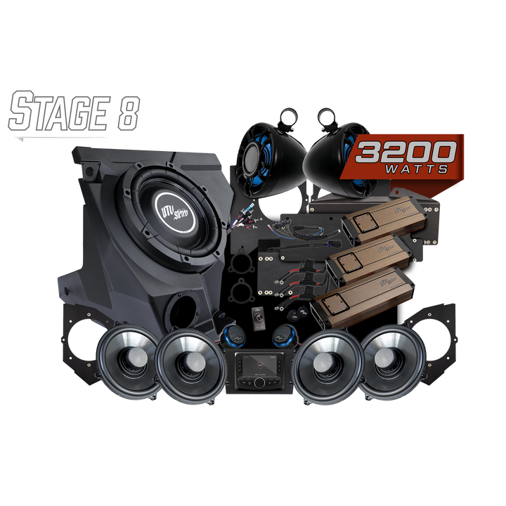 KAWASAKI® TERYX H2 Elite Stage 8 Stereo Kit | UTVS-H2-S8