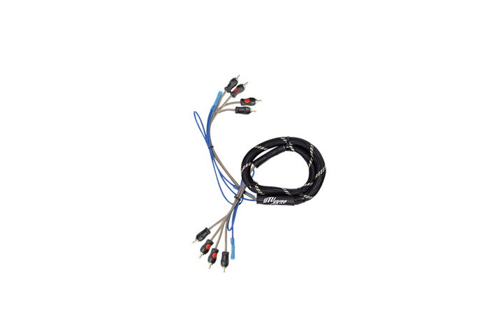 UTV Stereo 4-Channel RCA Harness - Front, Subwoofer + Remote | UTVS-HRN-RCA-2