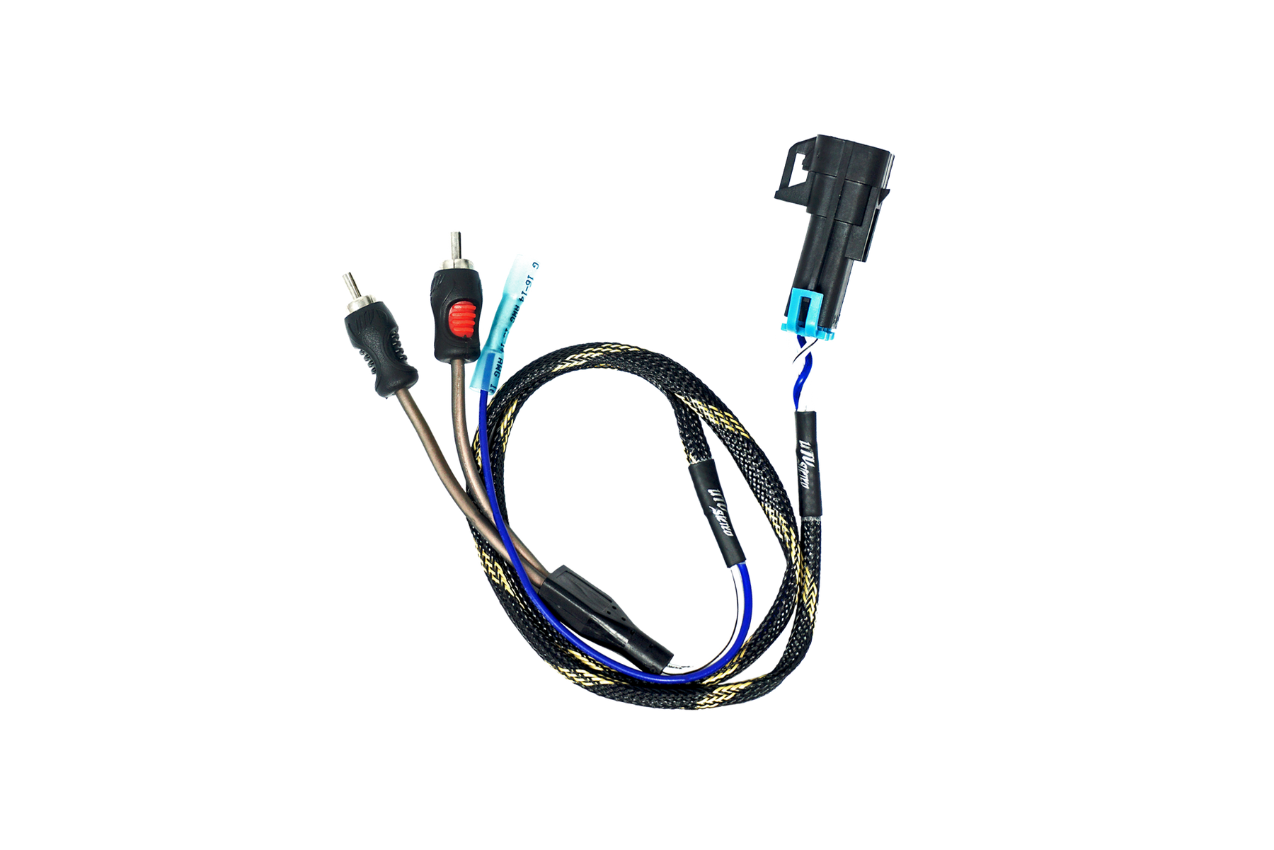 Polaris RZR® Ride Command Subwoofer RCA Output Harness + Remote Pro